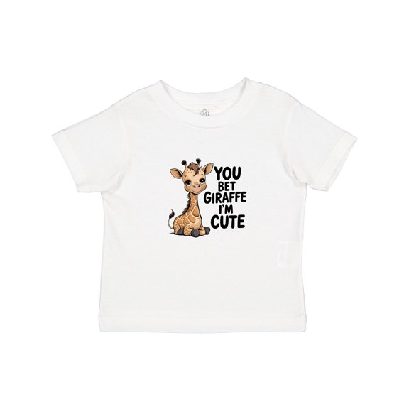 Inktastic You Bet Giraffe I'm Cute Boys or Girls Baby T-Shirt