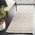 thumbnail image 2 of SAFAVIEH Marbella Burton Striped Wool Runner Rug, Grey/Ivory, 2'3" x 8', 2 of 6