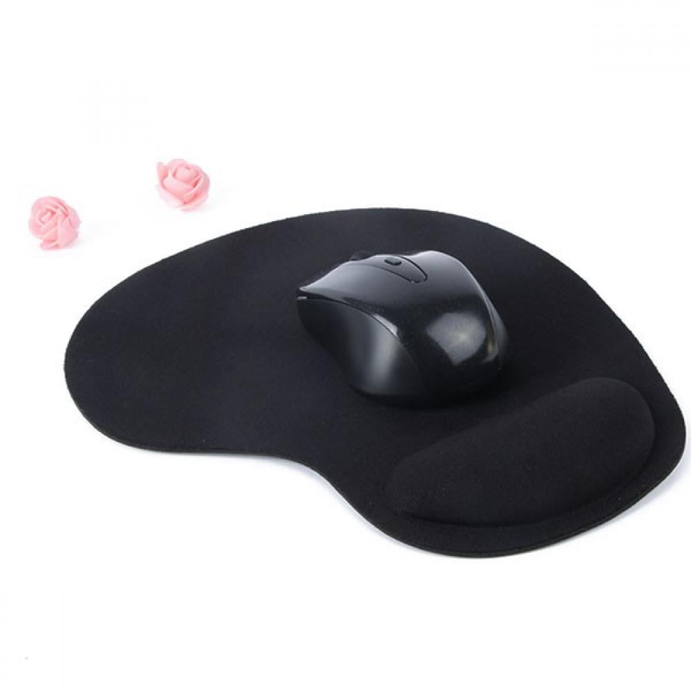 Economic Thin Wrist Support Cloth Mouse Pad Mice Mat for Computer Black SALE 