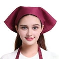 thumbnail image 5 of Harmtty Triangle Head Scarf Women Hair Bandana Waiter Work Headscarf for Kitchen Restaurant Female Chef Cap for Bakers Baristas Cleaners, 5 of 8