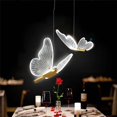 thumbnail image 3 of Butterfly LED Pendant Lights Nordic Golden Bedside for Living Room A, 3 of 5