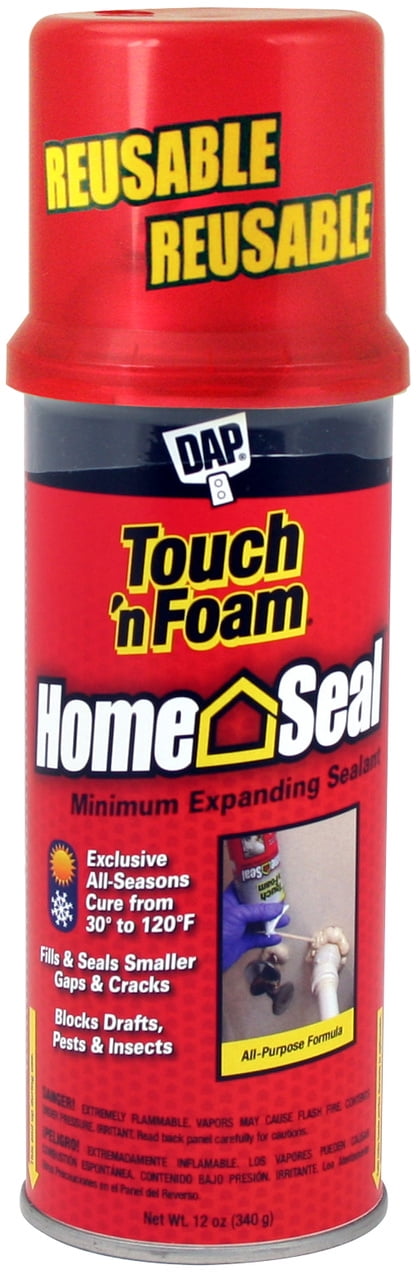 DAP Touch 'n Foam Home Seal Foam Sealant, 12 oz