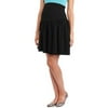 Maternity Knee Length Flared Hem Skirt