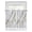 White Light Gray Yellow, variant on Tier Curtains 45 Inches Long, Marble White Gold Window Treatment Curtain Drapes, Modern Abstract Geometric Window Half Privacy Curtains for Bedroom Bathroom, 42"x45", 2 Panels
