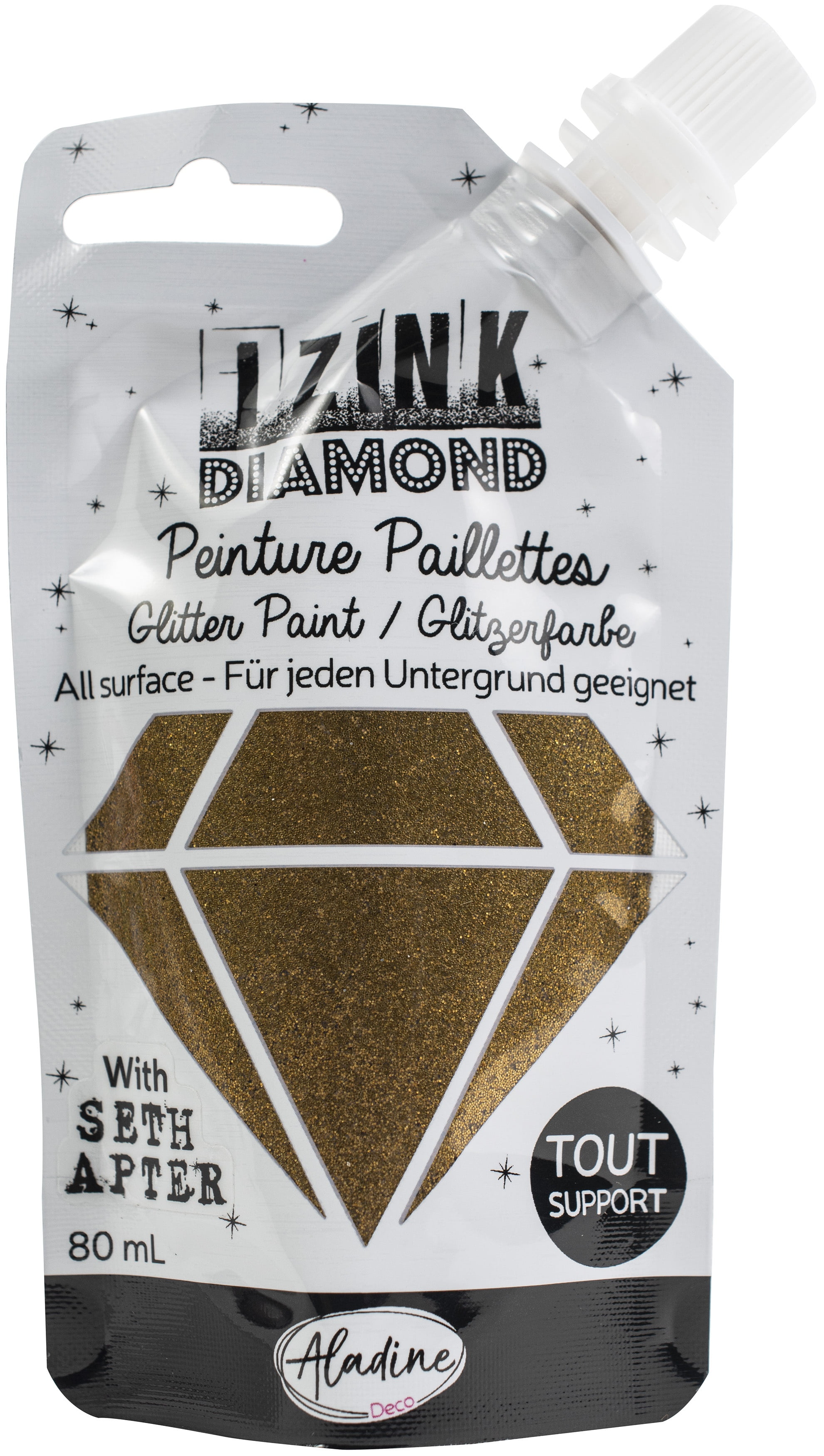 izink diamond glitter paint