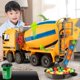 thumbnail image 5 of Camión mezclador de cemento Modelo de simulación de juguete de gran tamaño con cubo de almacenamiento Frijoles coloridos Mezclador de cemento Vehículos de juguete para niños de gran tamaño sin sonido, 5 of 5
