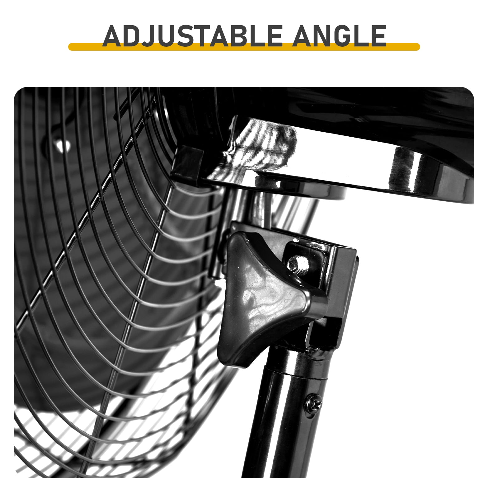 18in High Velocity Wall Mount Fan Oscillating, Industrial Fan with 3 Speed Ventilation,4592CFM Indoor Wall Fan,70 Degree Horizontal Oscillation,Heavy Duty Metal Fan for Commercial,Garage,Work