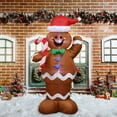 thumbnail image 4 of Party Favors Outdoor Garden Decoration Snowman Santa Claus Christmas Inflatable Dolls Lighted Dolls Inflatable Model Toys Lights LED STYLE 2, 4 of 8