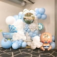 AYUQI Baby Shower Decorations Boy, Gender Reveal Blue Balloons Set, 'It