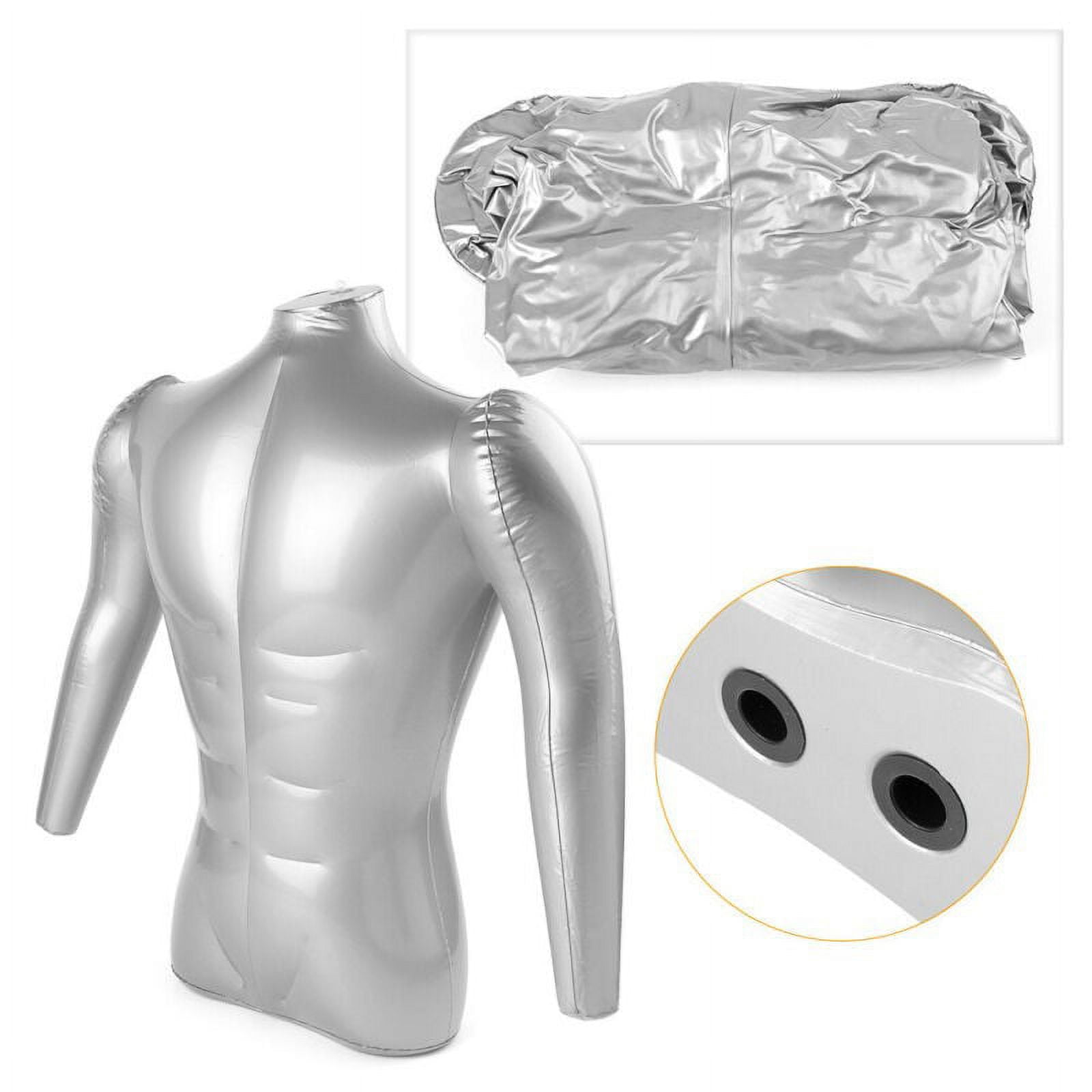 Man Half Body With Arm PVC Inflatable Mannequin Male Dummy Torso Model Fashion For Clothing Collection Retail Display