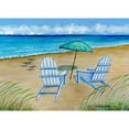 thumbnail image 2 of Betsy Drake TP997 24 x 30 in. Adirondack Chairs Outdoor Wall Hanging, 2 of 3