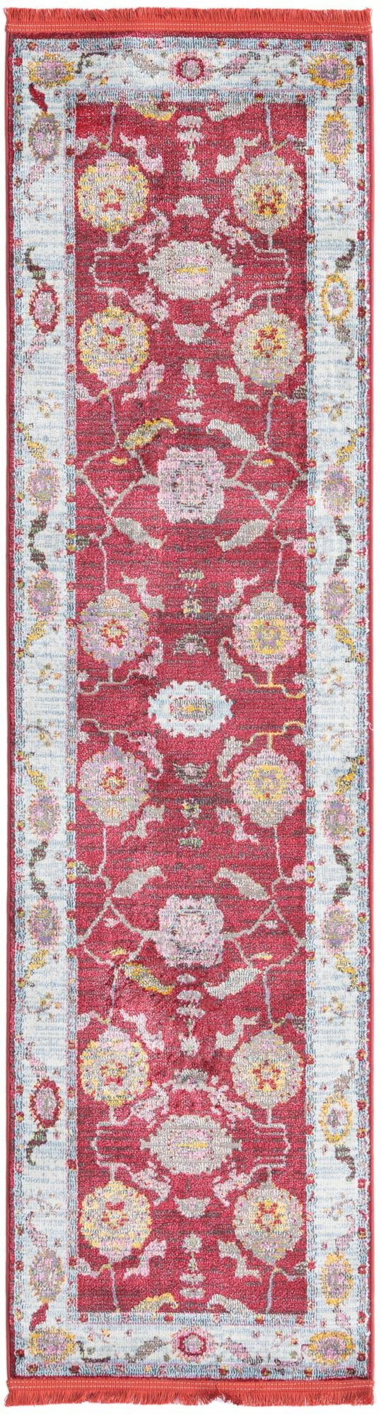 Paragon Collection Rug 8 Ft Runner Red MediumPile Rug