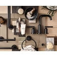 thumbnail image 4 of Moen Y5785BL Modern Bathroom Hand Towel Ring, Matte Black, 4 of 6