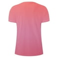 thumbnail image 3 of T-Shirts for Men Clearance under $5 Short Sleeved Round Neck Printed T-shirt Hot Pink L, 3 of 4