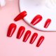 thumbnail image 2 of Prensa de uñas de color sólido, 24 ataúdes, uñas postizas, cónicas lisas de longitud media, bailarina de ballet completamente cubierta desmontable, con uñas postizas para mujeres y niñas,, 2 of 5