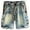 Blue - 2, variant on Men's Casual Denim Shorts for Summer Adventure Hop Streetwear Design for Teens and Adults Lightweight and Stylish