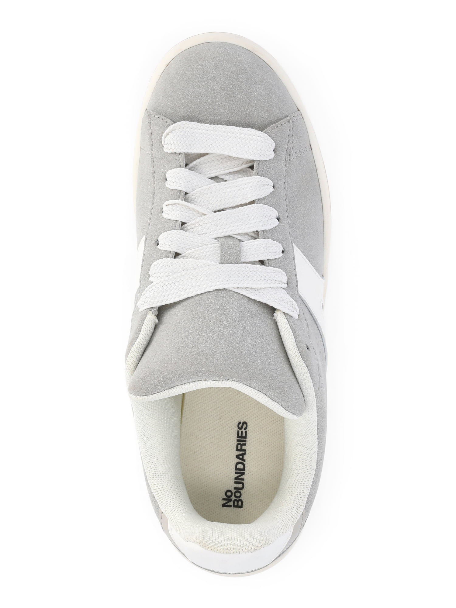 No Boundaries Women's Chunky Lace-Up Skate Sneakers