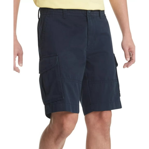 Tommy Hilfiger Men's Big & Tall Hilfiger Cargo Short in Sky Captain Blue-40T