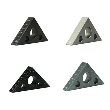 Alliage et Précis T Mâles dans les Laboratoires à Droite Opèrent Durable Règle Fine à la Maison Règle à Droite Règle Style de Précision 1 Argent DC421