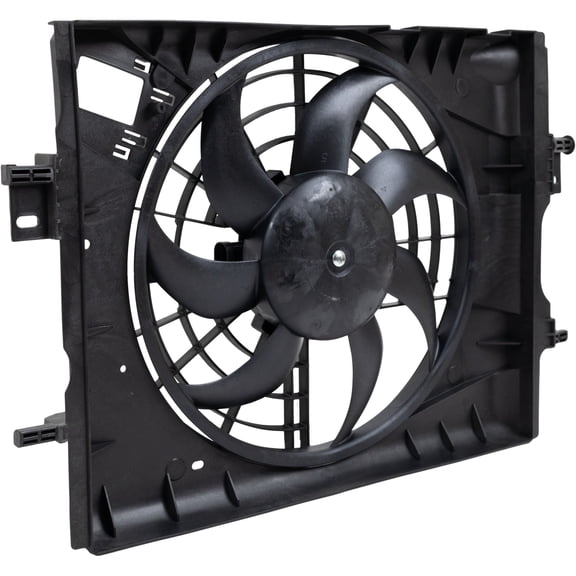 Cooling Fan Assembly Compatible with 2020-2021 Nissan Versa 2018-2021 Kicks Radiator