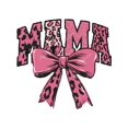 thumbnail image 2 of MaMa Leopard Bow Graphic T-Shirt – Women’s oversized Crew Neck Tee, Mother’s Day Gift, 2 of 7