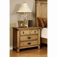 thumbnail image 3 of Bowery Hill 3 Drawer Nightstand in Burnished Pine, 3 of 3