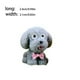 thumbnail image 2 of Decoraciones Perro Resina Matsuzay Miniaturas adornos gris Artesanía Hogar Jardín, 2 of 6