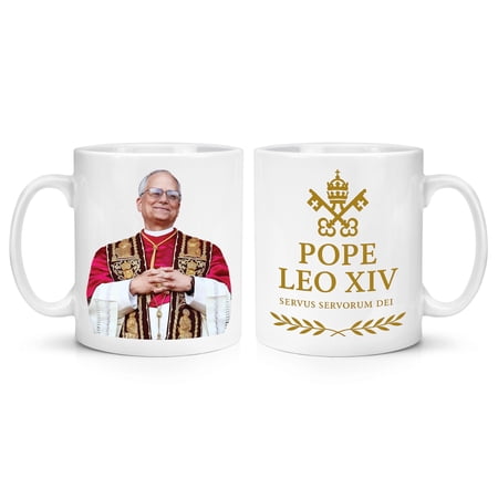 Pope Leo XIV Commemorative 2025 11oz Mug Cup Catholic Church Religious Commemorative Mug Gift