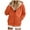 Orange, variant on felwors Women's Fleece Lined Full-Zip Hooded Jacket with Pockets - Warm Casual Outwear for Daily Wear Light Green, S