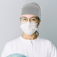thumbnail image 5 of OULII 1Pcs Bonnet de Nuit pour Femmes en Coton Modal Gris Respirant pour Dormir, 5 of 5
