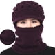 thumbnail image 1 of Sonducket 2020 nuevo calentador de cuello femenino Otoño Invierno gorros sombreros máscara mujer invierno sombrero tejido sombreros bufanda conjunto Sombreros Morado oscuro Sonducket AP000321-05, 1 of 6
