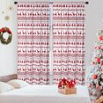 thumbnail image 7 of ZACOO 52"x63" Christmas Velvet Curtains Xmas Boho Room Darkening Drapes Christmas Tree and Deer Design Window Curtain for Living Room Bedroom, 2 Panels, White, 7 of 7