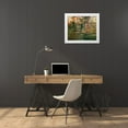 thumbnail image 3 of Manet, Edouard 14x12 White Modern Wood Framed Museum Art Print Titled - The Bellevue Garden, 3 of 4