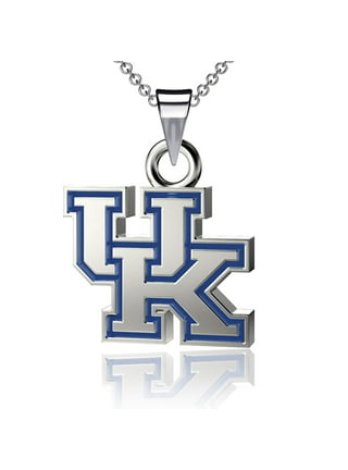 Kentucky Wildcats Dayna Designs Women's Silver Team State Outline Necklace