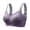 Purple, variant on Bras For Women Comfortable Push Up New Plus Size No Underwire Top Thin Breathable Big Breasts To Show Small Beauty Back Four Bra