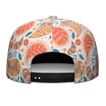 thumbnail image 4 of Urban Style Classic Flat Brim Hat - Adjustable Full Panel Snapback Cap with Artistic Ethnic Design for Teens & Adults, 4 of 4