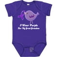 thumbnail image 3 of Inktastic Alzheimer's Awareness Great Grandma Girls Baby Bodysuit, 3 of 5