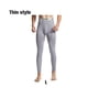 thumbnail image 4 of Guardurnaity Pantalones térmicos de invierno para hombre, pantalones cálidos de estilo informal ajustados para niños, mallas de capa base para Ropa interior Gris Delgada, 4 of 6