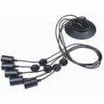 thumbnail image 1 of Spider Pendant Light E27 Industrial Retro Fitting Black Shade DIY Adjustable Length with 1.5m Cable 5 Arms (No Bulb), 1 of 5