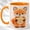 Orange, variant on Cute Fox Coffee Mug, Plush Animal Mug for Kids and Women, Kawaii Fox Holding Star Design, Cozy Gift for Animal Lovers, Ceramic 11 Oz Cup