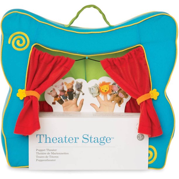 Manhattan Toy Puppettos Theatre Finger Puppet Stage