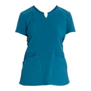 Scrubstar Women's Antimicrobial Premium Performance Notch Neck Top, Sizes XS-3XL