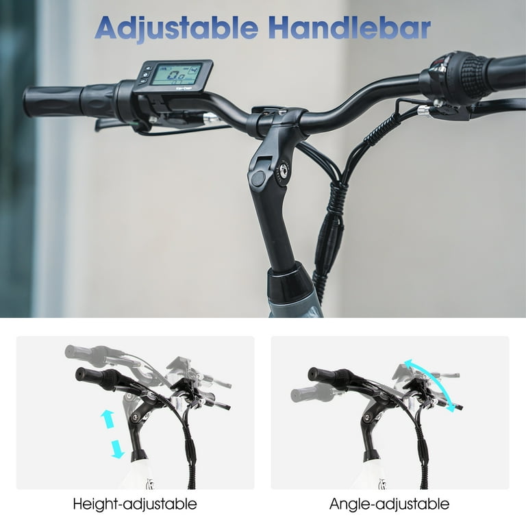 Hiland 350W Electric Bike for Men Women, 700C Step-Through