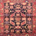 thumbnail image 1 of Ahgly Company Machine Washable Indoor Square Traditional Copper Red Pink Area Rugs, 7' Square, 1 of 7