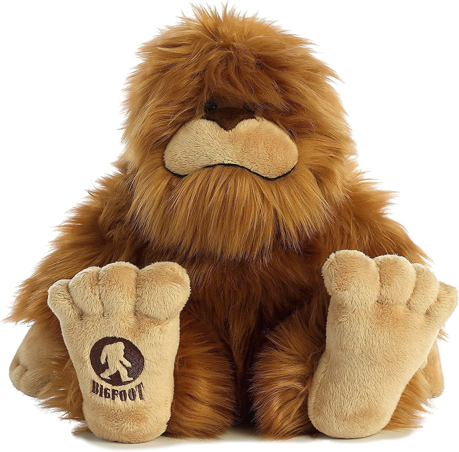 Aurora - Large Brown Fantasy - 12.5" Big Foot - Mysterious Stuffed Animal
