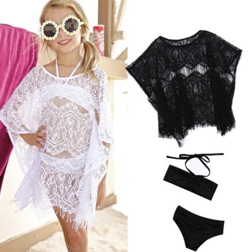 girl swimwear cover up