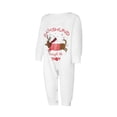 thumbnail image 4 of MIPREWUY Christmas Family Pajamas Matching Set Dachshund Print Long Sleeve Tops and Plaid Pants Sleepwear, 4 of 11