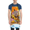 thumbnail image 2 of Bingfone Animals On Noah'S Ark1 Apron Gifts For Men, Women Professional Grade Chef Apron For Kitchen,Bbq & Grill, 2 of 8