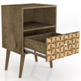 thumbnail image 4 of Manhattan Comfort Liberty 1.0 Table de Chevet 1 Tiroir en Brun, 4 of 8
