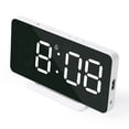 thumbnail image 1 of LED Mirror Clock Large Screen Simple Clock USB Charging AI For Smart Alarm Clock, 1 of 8